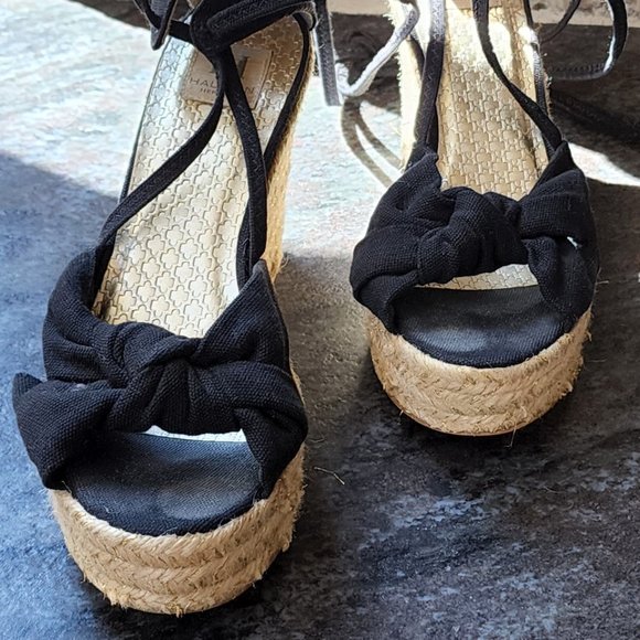 Halston Heritage Open Toe Espadrille Sandals Size 9.5 - Picture 15 of 15